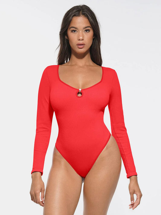 Valentina Bodysuit - Classic Red