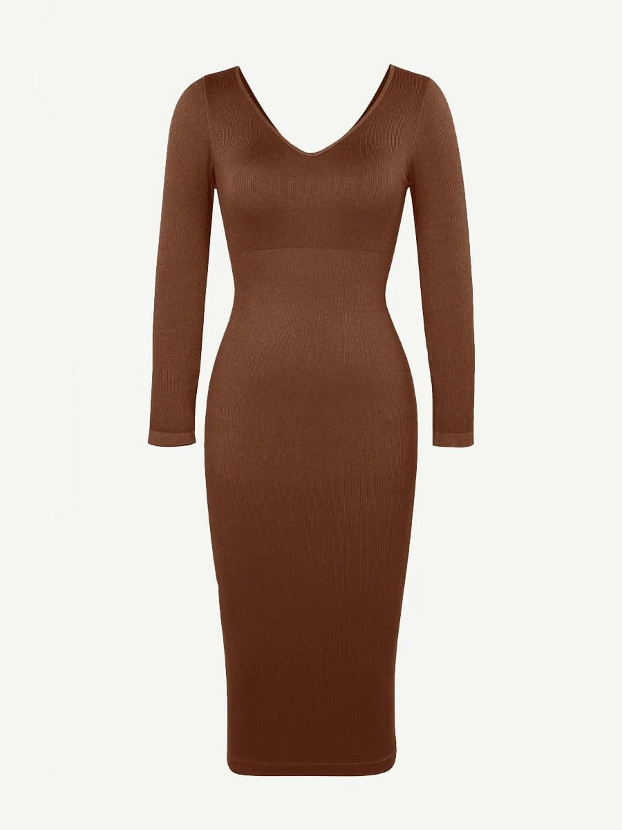 Kali Dress - Long Sleeve - Cocoa